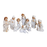 Maxbell 11x Christmas Nativity Scene Figurine Set Crafts for Home Xmas Gift Tabletop