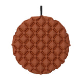 Maxbell Inflatable Seat Cushion Folded Office Chair Cushion for Floor Concerts Plane Red Brown