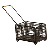 Maxbell Rolling Laundry Basket Cart Large Heavy Duty Laundry Hamper for Home Bedroom Large Black