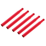 Maxbell 5 Pieces Presta Valve Extender for Fixed Gear Bike/Road Bike Red 60mm - Aladdin Shoppers