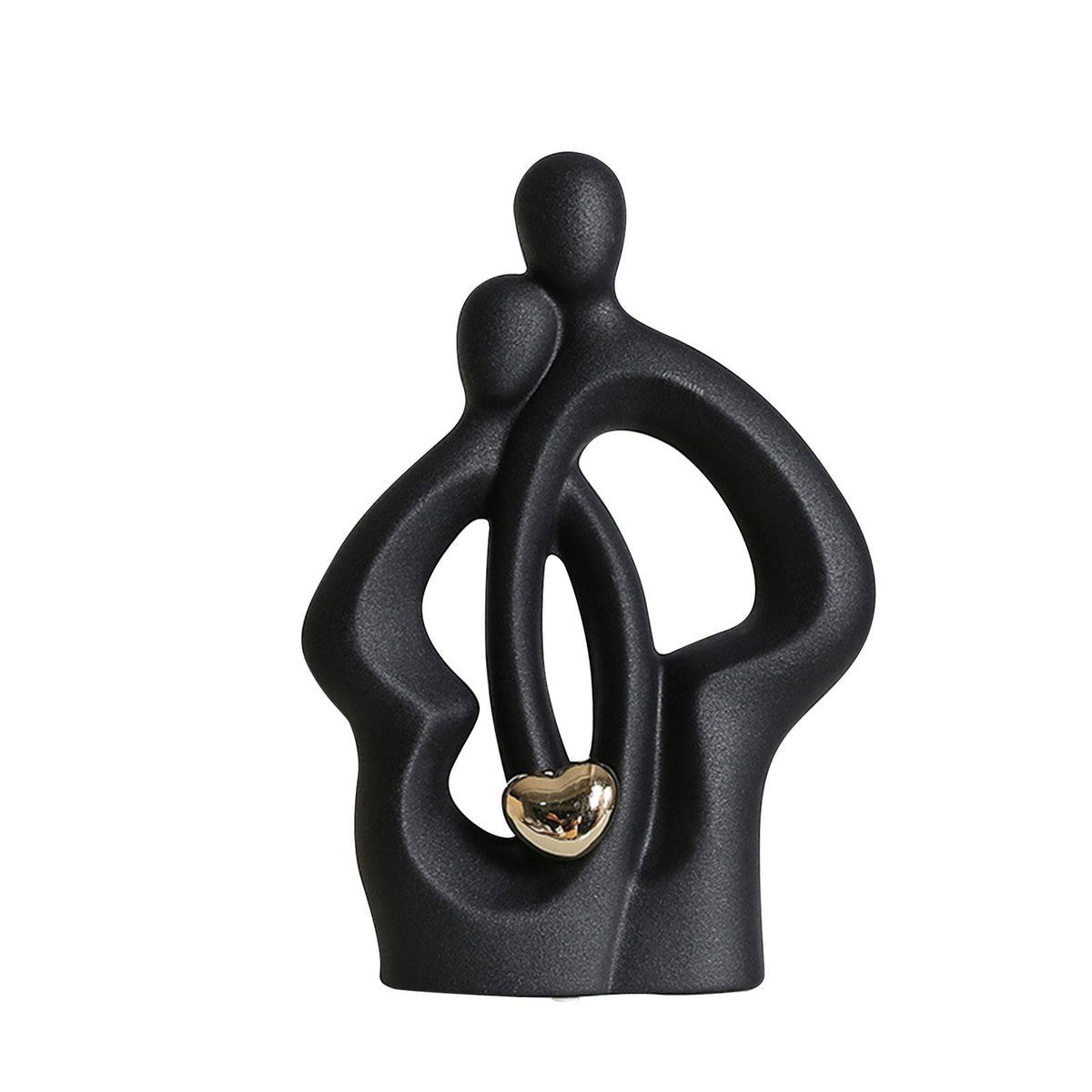 Maxbell Lovers Statue Ceramic Couple Sculpture for Wedding Gifts Engagement Bedroom