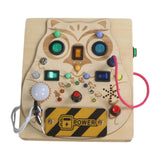 Maxbell Switch Busy Board Travel Toy for Educational Kindergarten Activities Centers no screwdriver