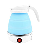 Maxbell Portable Folding Electric Kettle Foldable Water Kettle for Tea Coffee Picnic Blue