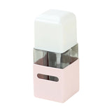 Maxbell 4 in 1 Travel Bottles Compact Travel Containers for Hair Conditioner Shampoo Square Pink