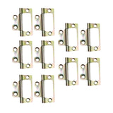 Maxbell 10 Pieces Door Hinges Premium Accessories for Living Room Cabinets Multicolor