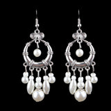 Maxbell Women's Boho Vintage Pearls Beads Tassel Hook Drop Dangle Earrings White - Aladdin Shoppers