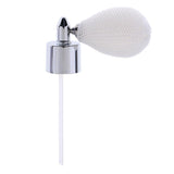 Maxbell Retro Glass Perfume Bottles Silver Cap Short Spray Atomizer Pump 18mm White - Aladdin Shoppers