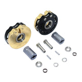 Maxbell AXIAL SCX10 I SCX10 II Gmade SAWBACK 4LS KOMODO BRASS PENDULUM WHEEL KNUCKLE AXLE WEIGHT + 21MM HEX ADAPTER Black - Aladdin Shoppers