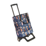 Maxbell Grocery Trolley Bag Portable Grocery Shopping Cart for Transportation Office Style C