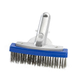 Maxbell 5inch Pool Brush Sturdy Compact Efficient Wire Bristles for SPA Corners Pond