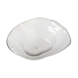 Maxbell Sitz Bath for Toilet Seat Portable Home Use Versatile Sturdy over The Toilet Brown PET