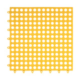 Maxbell Bath Mat Splicing Bathtub Mat Versatile Non Slip Waterproof Pool Mat Cushion Yellow