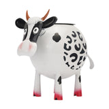 Maxbell Solar Cow Light Ornament Hollowed Out Garden Figurine for Farm Outdoor Decor