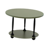 Maxbell Cake Stand 2 Tier Iron Serving Tray for Birthdays Anniversaries Baby Showers green