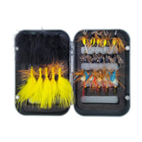 Maxbell 30 Pieces Fly Fishing Flies Outdoor Tools Lightweight Accessories with Hooks