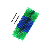 Maxbell Horse Brush Itchin Post Pad Cattle Scratching Brush for Fence Garden Outdoor Green with Screws