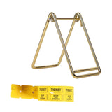 Maxbell Raffle Ticket Dispenser for Single Roll Tickets Trade Shows Charity Auctions Yellow Simple Holder