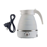 Maxbell Travel Folding Electric Kettle Adjustable Tea Pot for Brewing Coffee Camping White