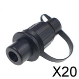 Maxbell 20xWaterproof 3 Pin Electrical Connector Trailer Caravan RV Wire Plug Socket