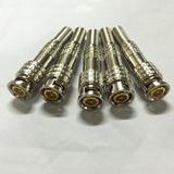 Maxbell 5x5X Solderless No Welding Joint BNC Male Coax Connector Adapter Plug