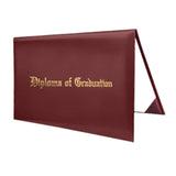 Maxbell Imprinted Diploma Cover Graduation Certificate Cover for Presentation Maroon