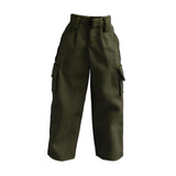 Maxbell 1/12 Scale Action Figure Clothes Trousers Fashion Dress up for 6" Male Dolls Green