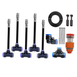 Maxbell Maxbell Outdoor Mister Functional Misting Cooling System for Patio Waterpark Cooling 5m Pipe 20cm Nozzle