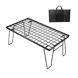 Maxbell Grill Mesh Table with Storage Bag Camping BBQ Table for BBQ Fishing Backyard 1 Piece Table