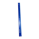 Maxbell Cutting Ruler Lightweight Aluminum Alloy Craft Ruler for Cloth Leather Paper blue