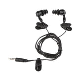 Maxbell 8x3.5mm Waterproof Earphone Headphone Stereo Swimming for MP3 Radio iPod Black