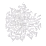 Maxbell 2x100 Pieces Car Door Sealing Strip Trim Panel Rivet Fastener 7.8mm Hole White