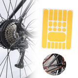 Maxbell Bike Chain Stay Sticker Parts Bicycle Paster for Mountain Bike Outdoor Sport Yellow