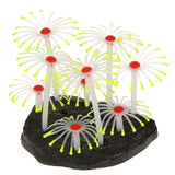 Maxbell Maxbell Artificial Coral Plant Fish Tank Aquarium Ornament Water Garden Decor Yellow