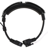 Maxbell 2x3.5mm Throat Viberate Mic Adjustable Neckband Headphone for Phones/Gaming