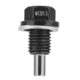 Maxbell 3xM12*1.5 Universial Black Anodized Magnetic Engine Oil Pan Drain Plug Screw