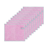 Maxbell Maxbell Mesh Microfiber Cleaning Cloth Reusable for Kitchen Cleaning Dishes Counters 10pcs Pink