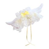 Maxbell Plush Doll Lace Bib Costumes Educational Make Your Own Dolls for 6.69'' Doll yellow