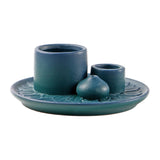 Maxbell 4 in 1 Incense Burner Candles Holder Desk Meditation Sage Palo Santo Holder