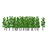 Maxbell 1:200 Green Pine Trees Model Street Train Railway Landscape Scenery Layout