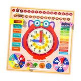 Maxbell Montessori Toys Cognitive Board Days of Week for Kids Children Holiday Gifts