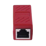 Maxbell RJ45 Female to Female Network Ethernet Connector Adapter Coupler Extender Red - Aladdin Shoppers