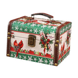 Maxbell Wooden Jewelry Box Christmas Vintage Storage Box for Birthday Christmas Gift M