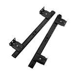 Maxbell Keyboard Drawer Slides Cabinet Furniture Hardware for Home Office Under Desk 27mm Black 4Heights