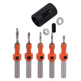 Maxbell Maxbell 5x Countersink Drill Bit 8mm with Limiter for Drilling Woodworking Carpentry