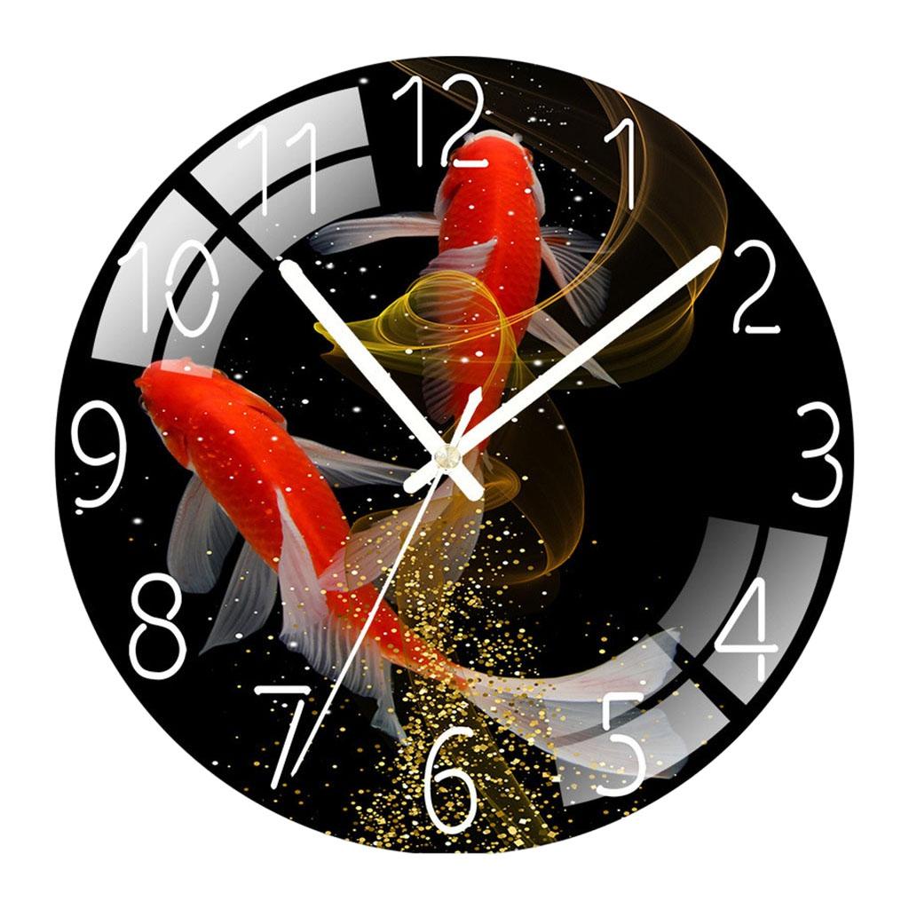 Maxbell Maxbell 30cm Wall Clock Silent Home Bedroom Decor Precise Easy to Read A