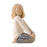 Maxbell Family Themed Figurine Gifts Hand Painted Figure for Christmas Shelf Cabinet E
