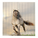 Maxbell Set of 2 Panels Digital Photo Printing 3D Curtains Aminals Running Horse - Aladdin Shoppers