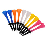 Maxbell 10 Pieces 83mm Height Rubber Golf Tees Golfer Training Mixed Color - Aladdin Shoppers