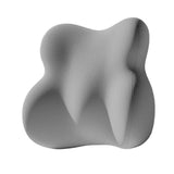 Waist Support Pillow Accessory Lower Back Cushion for Travel Bed Car Driver Gray