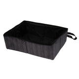 Maxbell Maxbell Cat Litter Box Tray, Anti Splash Toilet Pan, Prevents Litter Scatter Grey
